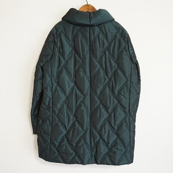 Leilian（レリアン） #wnc コート 13+ 緑系 中綿 ジップアップ