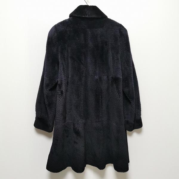 wnc ナカムラ ファー Nakamura Fur 毛皮コート 9-11 黒系 シェアード