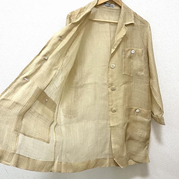 spc イッセイミヤケ ISSEYMIYAKE ジャケット ベージュ 薄手