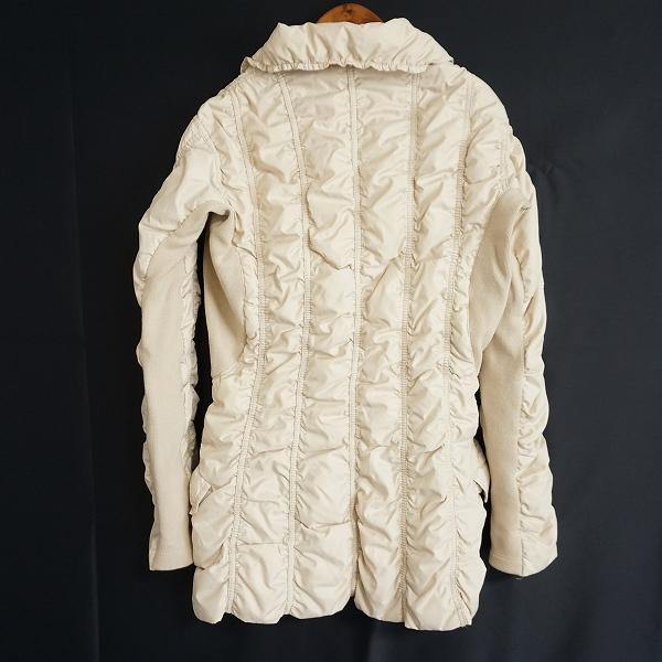 【迅速発送！】ISSEY MIYAKE イッセイミヤケ　ベージュ　ダウンコート 中古・古着通販】ISSEY MIYAKE (イッセイミヤケ) ギャザー変形パデット