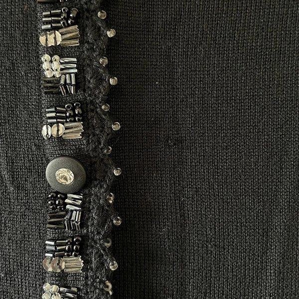 wnc アトリエサガン ATELER SAGAN サガンH カーディガン L 黒 ニット