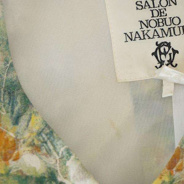 snc ノブオナカムラ NOBUO NAKAMURA ワンピース 11-13 マルチ 花柄 金 