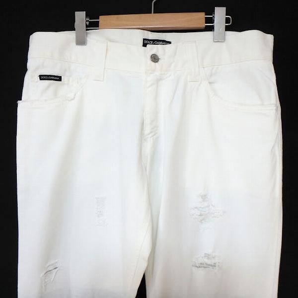 anc ドルチェ&ガッバーナ DOLCE&GABBANA ジーンズ 50 白 TDP72/8027