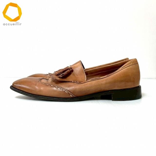 ans ステファノブランキーニ STEFANOBRANCHINI ローファー 8 1/2 茶系 