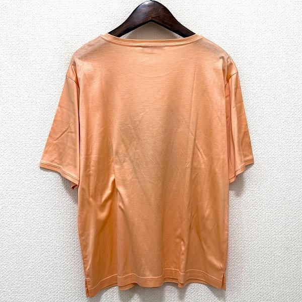 snc レオナールスポーツ LEONARD SPORT Tシャツ F オレンジ系 花柄
