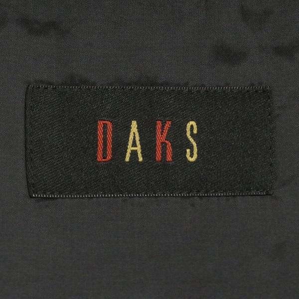 wnc ダックス DAKS コート 黒系 チェック ジップアップ ダウンライナー