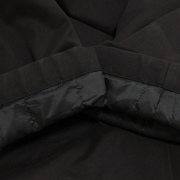 wnc ダックス DAKS コート 黒系 チェック ジップアップ ダウンライナー