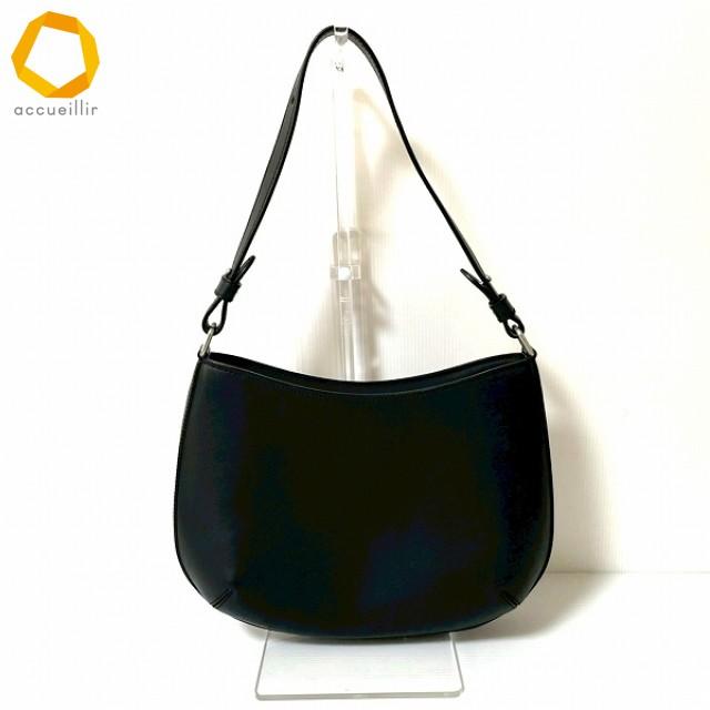 anb ソメスサドル SOMES ショルダーバッグ 黒 レザー レディース