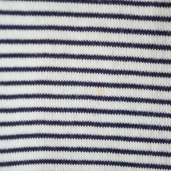 HERMES（エルメス） #spc HERMES Tシャツ 白 紺 ボーダー イタリア製