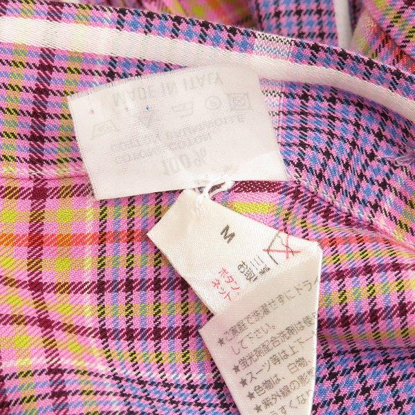 ETRO（エトロ） #anc 長袖シャツ M ピンク 紫 白 ボタンダウン