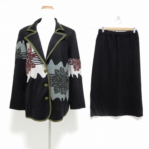 斉藤都世子 #wnc サイトウトヨコ セットアップ ツーピース 黒 グレー