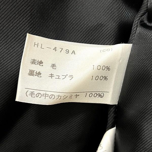 Leilian（レリアン） #wnc コート 9 黒 カシミヤ ロング レディース