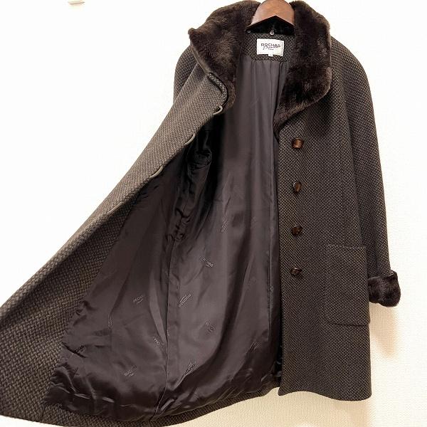 ROCHAS（ロシャス） #wnc レリアン ROCHAS Leilian コート 9 茶系