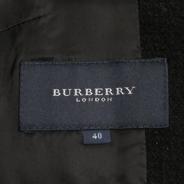 wnc バーバリー BURBERRY スカートスーツ セットアップ 黒 ツイード