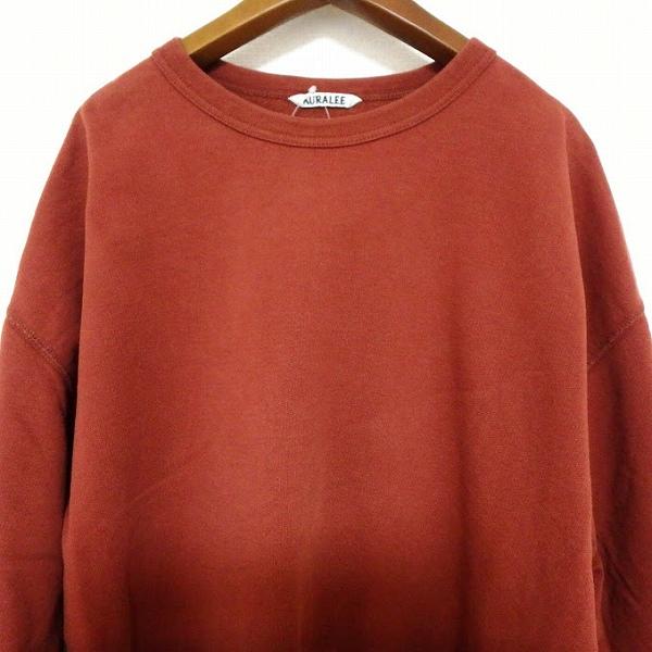 anc オーラリー AURALEE トレーナー・パーカー オレンジ系 スウェット  