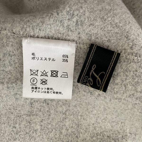 wnc レリアン Leilian コート 9 グレー系 薄手 フード レディース