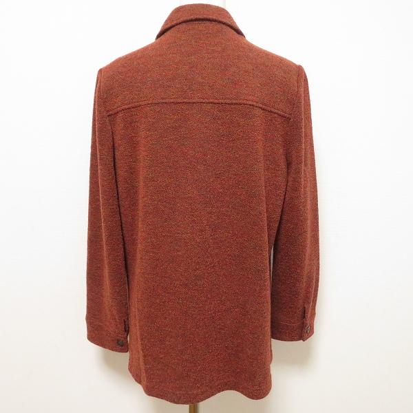wnc レリアン Leilian ジャケット シャツ ブラウス 7 赤茶系 