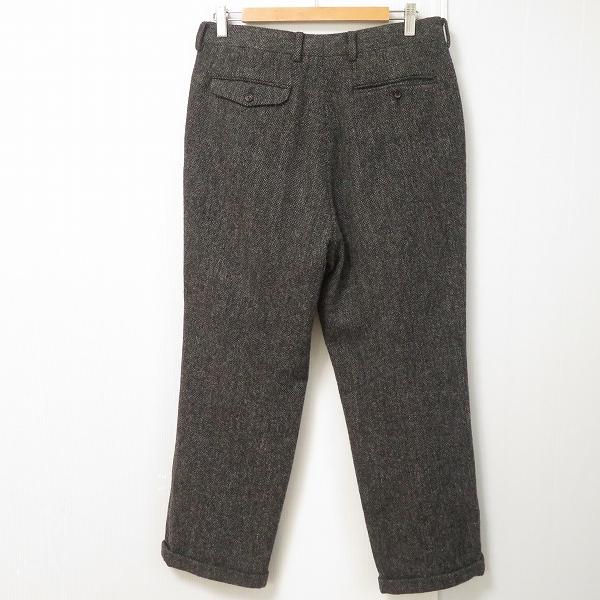 Papas ツイードスラックス PAPAS（パパス） #wnc パンツ スラックス L チャコールグレー ツイード