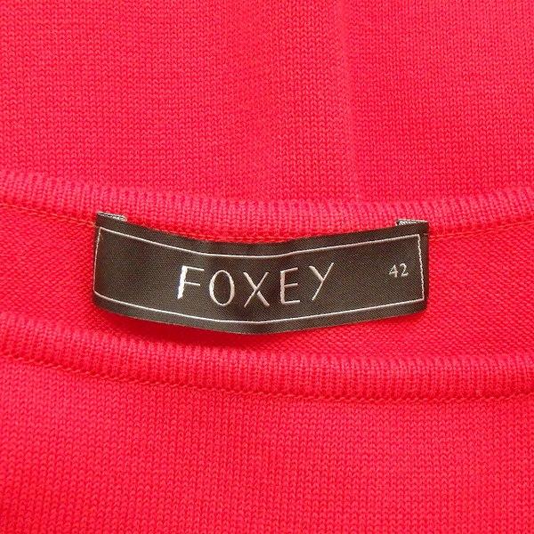 FOXEY（フォクシー） #anc ワンピース 42 赤 26266 ノースリーブ