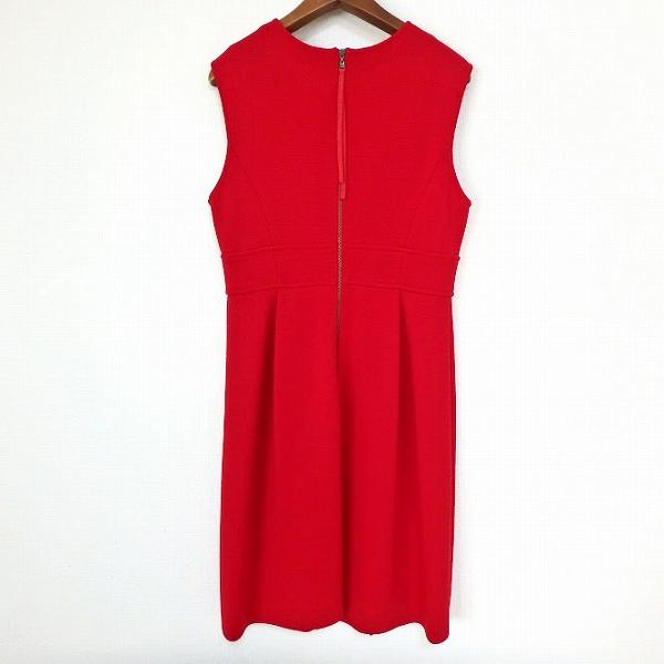 フォクシー レッド ノースリーブ ワンピース フォクシー オレンジ ノースリーブ ひざ丈ワンピース L - メルカリ