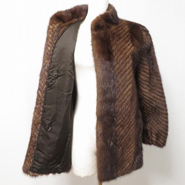wnc エレガンス エル ファー ELEGANCE L fur 毛皮コート 9 茶系 ミンク