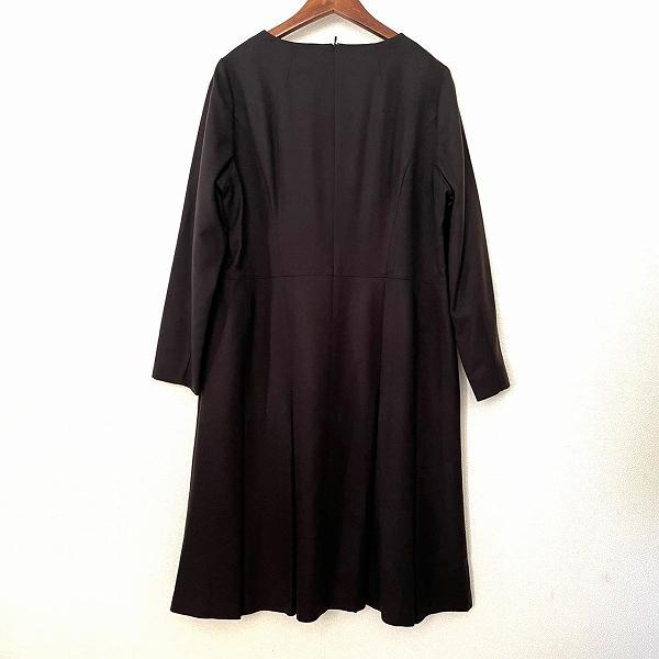 wnc ロシャス レリアン ROCHAS Leilian ワンピース 13+ こげ茶