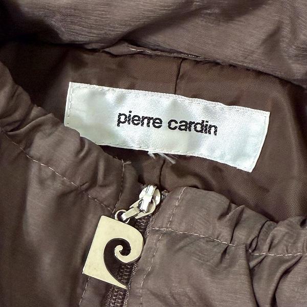 wnc ピエール・カルダン pierrecardin コート L 茶系 中綿 ジップ
