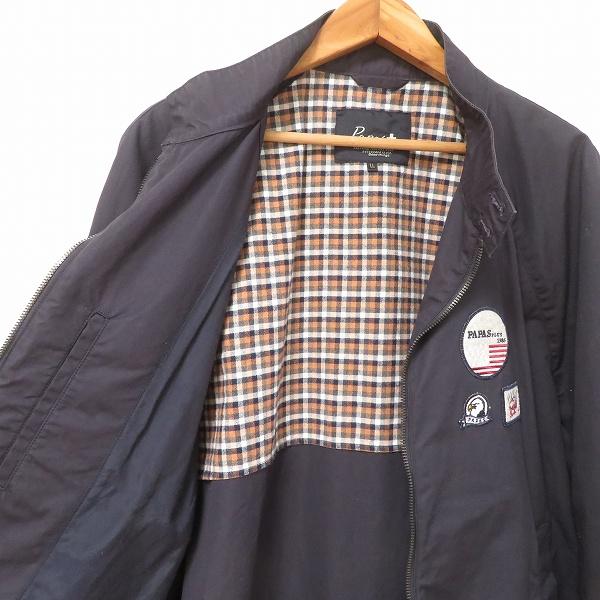 #anc パパス Papas ブルゾン ジャケット LL 紺 ジップアップ ワッペン ロゴ メンズ [925383] | PAPAS | 03