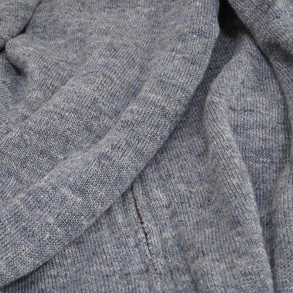 PAPAS（パパス） #anc カーディガン L グレー系 麻 ニット ジップ
