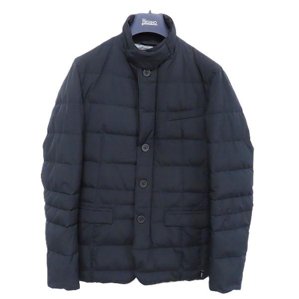 HERNO（ヘルノ） #wnc ヘルノラミナー HERNO Laminar ダウンジャケット 44 黒 ゴアテックス ダブルジップ ハンガー ...