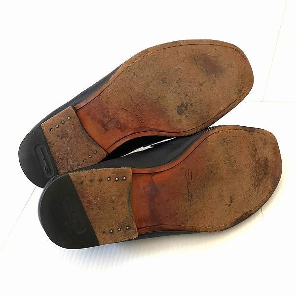 SANTONI（サントーニ） #ans ローファー 6 紺 レザー イタリア製