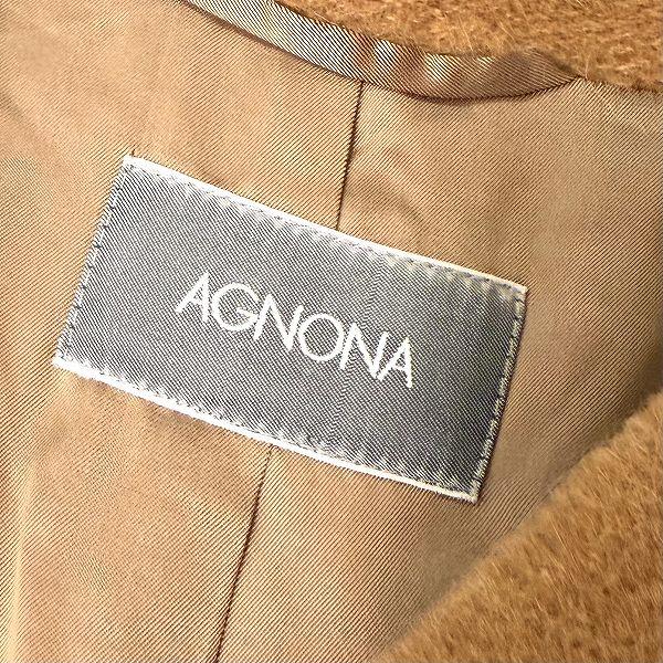 wnc アニオナ AGNONA コート キャメル色 ロング ビッグシルエット