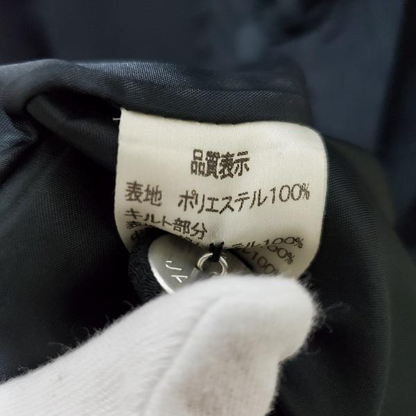 anc シセンドウ 詩仙堂 コート 黒 ちりめん キルティング 無地 