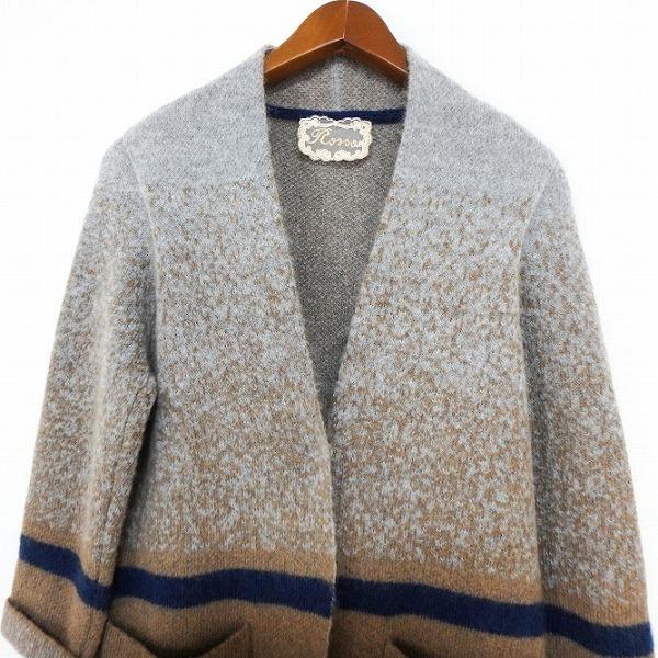 wnc インポートロッサ import Rossa コート 42 グレー ベージュ 紺