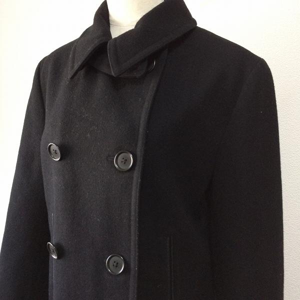 wnc ラルフローレン RalphLauren コート 9 黒 テーラード Pコート