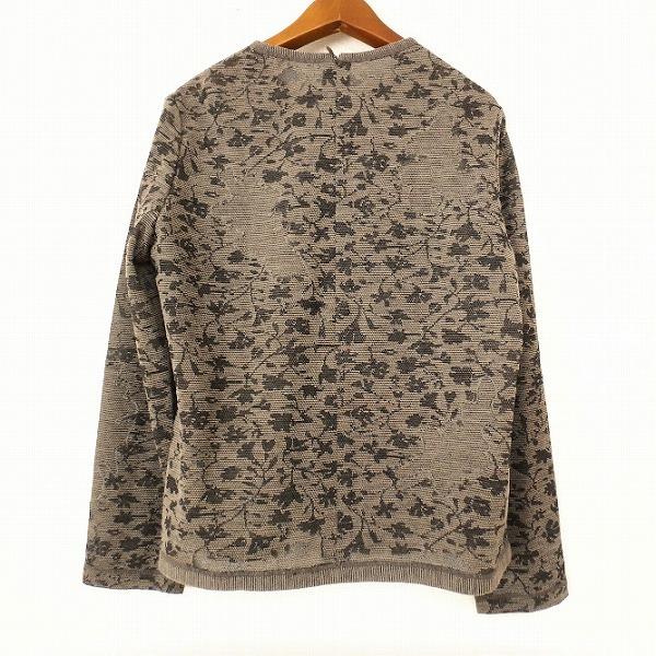 インポート ロッサ　淡いピンクのバラ柄　春秋用コート（レース付き襟） インポート ロッサ 淡いピンクのバラ柄 春秋用コート（レース