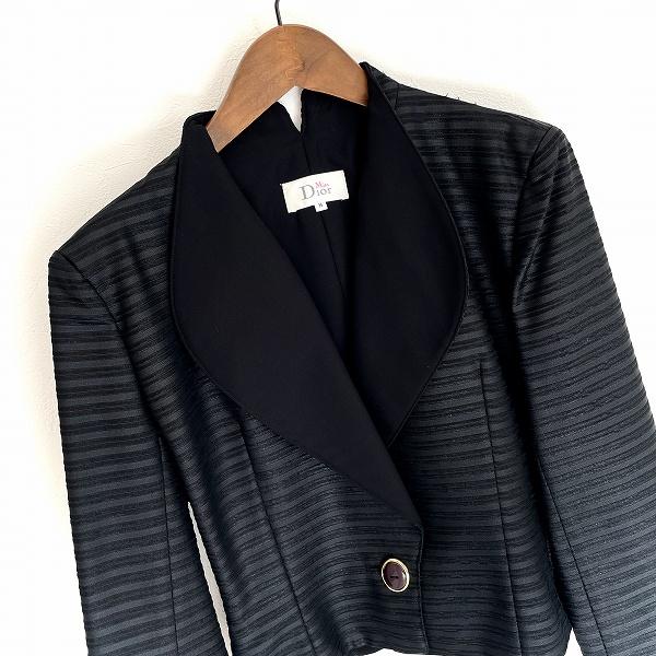 anc ミスディオール MissDior ChristianDior スカートスーツ M 黒