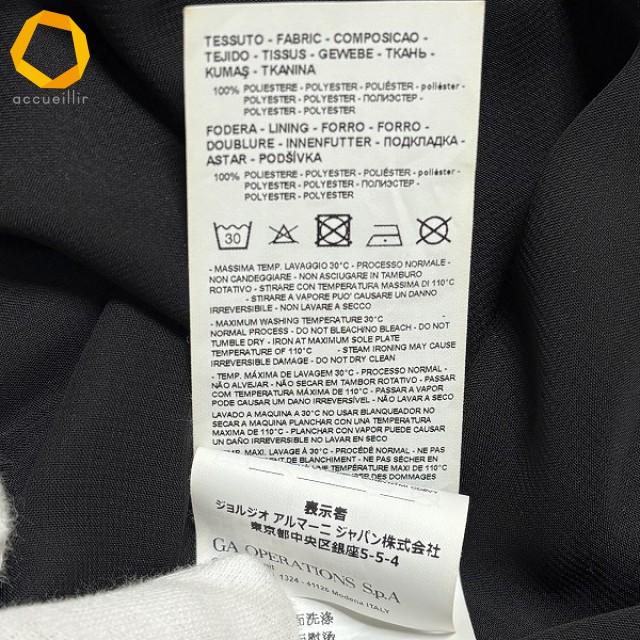 snc エンポリオアルマーニ EMPORIOARMANI ワンピース 36 黒 赤 緑 半袖 