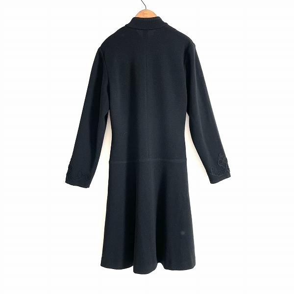 wnc イヴサンローラン Yves Saint Laurent ワンピース M 黒 ニット