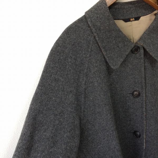 wnc ダックス DAKS コート 15ABR グレー ベージュ アンゴラ混 ロング