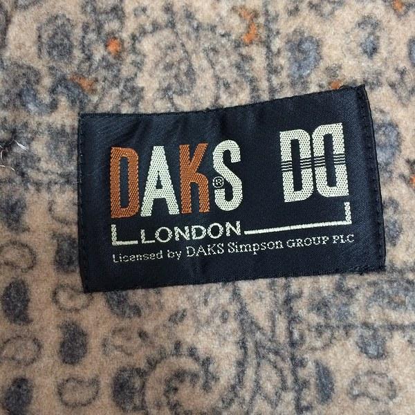 wnc ダックス DAKS コート 15ABR グレー ベージュ アンゴラ混 ロング 