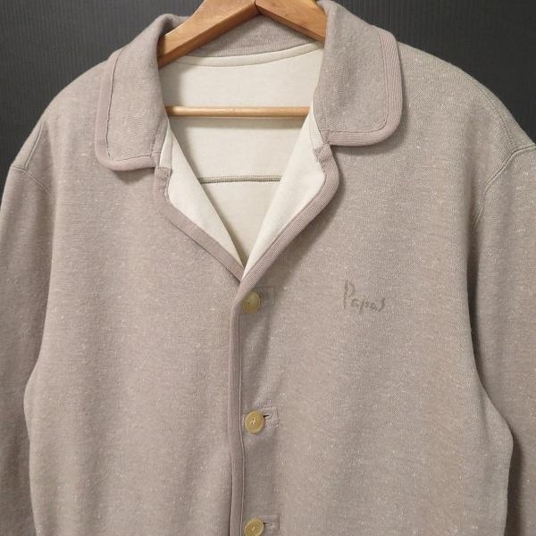 PAPAS（パパス） #anc ジャケット カーディガン ニット M グレー系 