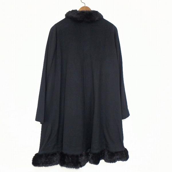 wnc Princess Valley by 銀座マギー コート 9 黒 ミンクファー