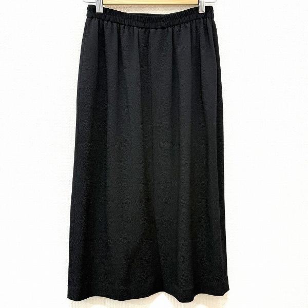 #anc 詩仙堂 ヒトシタムラ Ts コレクション スカート 黒系 ちりめん シンプル ロング レディース [930703] |  | 01