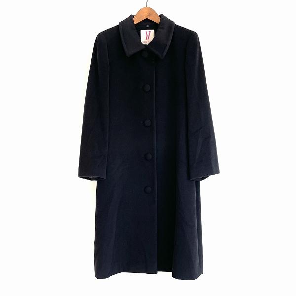 wnc ユキトリイ YUKITORII コート 11 黒 ミンクファー付き アンゴラ混