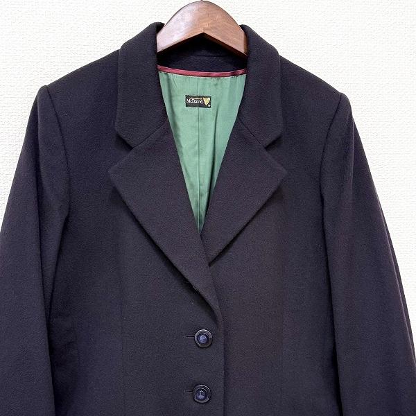 wnc マックデイビッド McDavid コート 38 濃紺 カシミヤ ロング