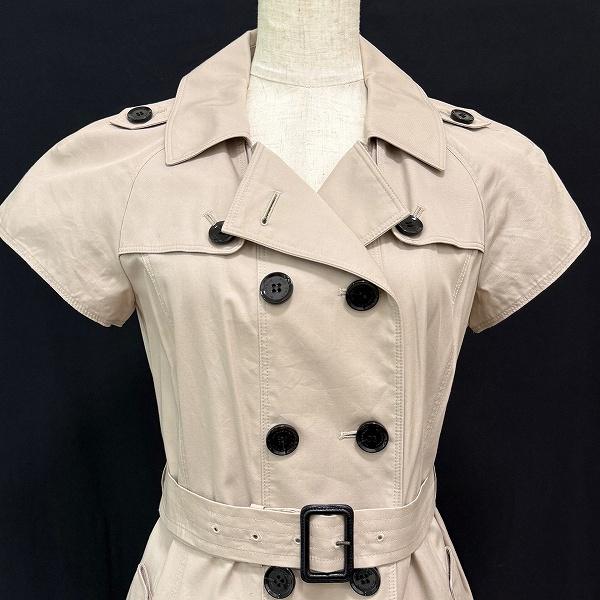 snc バーバリー BURBERRY コート 36 ベージュ系 ワンピース 半袖 春 