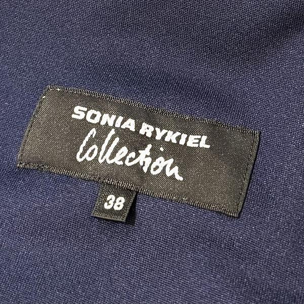 wnc ソニアリキエル SONIARYKIEL コート 38 黒 紺 赤 ダッフルコート