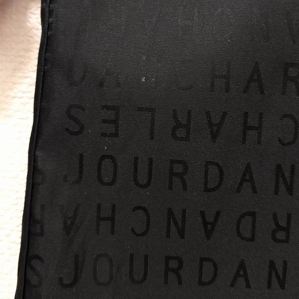 anc シャルルジョルダン CHARLESJOURDAN コート 黒系 ロゴ 英字 ジップ