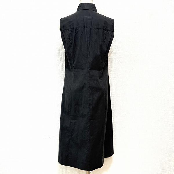 BURBERRY ブラック シャツワンピース 40 【公式通販】